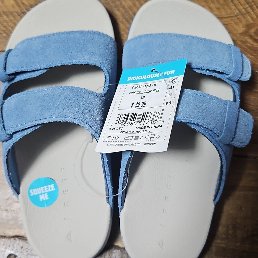 Reef Kids Ojai Sandal: BLUE/GRAY: NEW WITH TAGS: SIZE 13